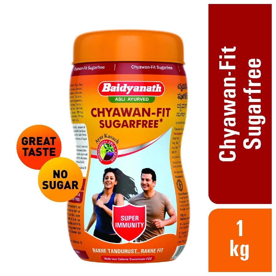 Baidyanath Asli Ayurved Chawan-Fit Sugar Free Chywanaprash, 1 kg-2.webp